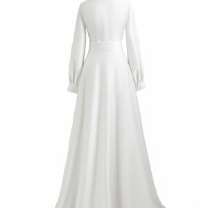 پیراهن ماکسی رها سفید