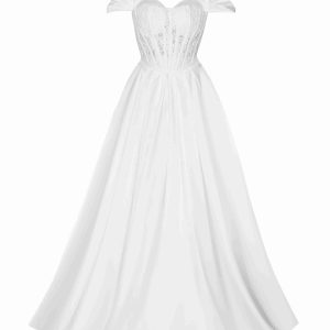 پیراهن ماکسی مارال سفید