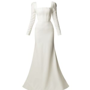 پیراهن ماکسی دلبر سفید