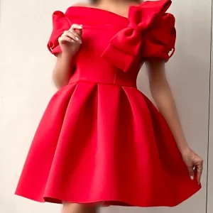 پیراهن عروسکی آستین کوتاه