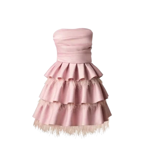 پيراهن كوتاه ساتن دكلته پروا