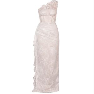 پیراهن ماکسی ویسان سفید